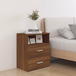 VidaXL 815862 nightstand/bedside table Oak