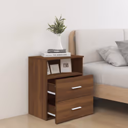 VidaXL 815863 nightstand/bedside table Oak