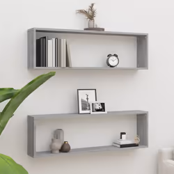VidaXL 815909 shelve Wood Grey