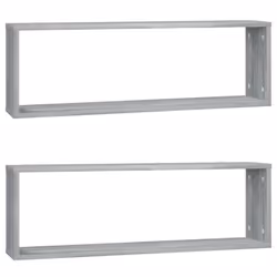 VidaXL 815918, Wood, Grey, 800 mm, 150 mm, 265 mm, 2 pc(s)