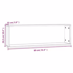 VidaXL 815919 shelve Wood Grey - Additional view 3