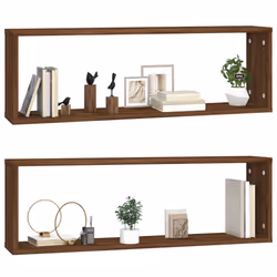 VidaXL 815921 shelve Wood Brown, Wood - Additional view 4