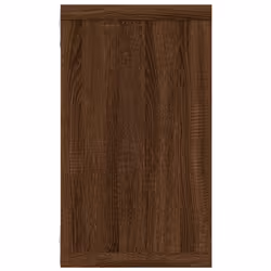 vidaXL 2/4x Wall Cube Shelves Engineered Wood CD Wall Cabinet Multi Colours - brown oak - Additional view 6