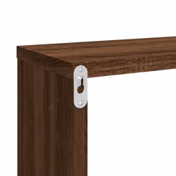 vidaXL 2/4x Wall Cube Shelves Engineered Wood CD Wall Cabinet Multi Colours - brown oak - Additional view 7