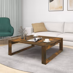 vidaXL Coffee Table Living Room End Table Sofa Couch Table Engineered Wood - Smoked oak - Additional view 4