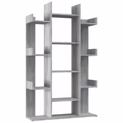VidaXL 816003, Grey, Oak, Wood, Wood, 860 mm, 255 mm, 1400 mm