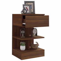 VidaXL 816045 nightstand/bedside table Oak - Additional view 6