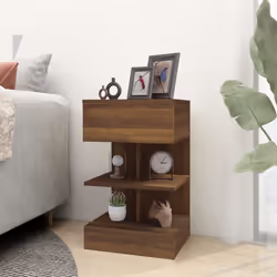 VidaXL 816045 nightstand/bedside table Oak - Additional view 7
