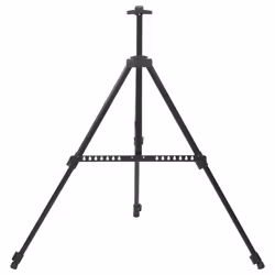 vidaXL Adjustable Display Easel Black Metal Painting Easel Advertising Stand