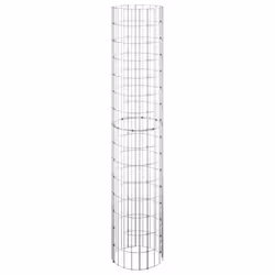 vidaXL Circular Gabion Pole Garden Gabion Basket Gabion Cage Galvanised Steel - ? 30 x 150 cm - Additional view 4