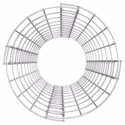 ) vidaXL 4x Circular Gabion Raised Beds Planter Basket Flower Pot Multi Sizes - ? 30 x 100 cm (3 pcs - Additional view 4