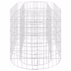 vidaXL Gabion Raised Bed Galvanised Iron Gabion Basket Flower Bed Multi Sizes - 120 x 50 x 50 cm - Additional view 4