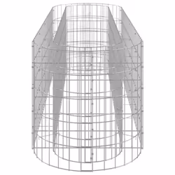 vidaXL Gabion Raised Bed Galvanised Iron Gabion Basket Flower Bed Multi Sizes - 190 x 50 x 50 cm - Additional view 4