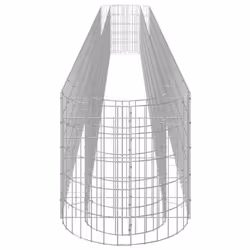 vidaXL Gabion Raised Bed Galvanised Iron Gabion Basket Flower Bed Multi Sizes - 470 x 50 x 50 cm - Additional view 4