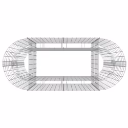 vidaXL Gabion Raised Bed Galvanised Iron Gabion Basket Flower Bed Multi Sizes - 120 x 50 x 100 cm - Additional view 4