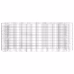 vidaXL Gabion Raised Bed Galvanised Iron Gabion Basket Flower Bed Multi Sizes - 260 x 50 x 100 cm - Additional view 2