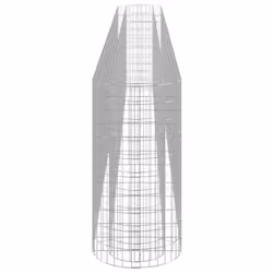 vidaXL Gabion Raised Bed Galvanised Iron Gabion Basket Flower Bed Multi Sizes - 540 x 50 x 100 cm - Additional view 4
