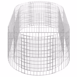 vidaXL Gabion Raised Bed Galvanised Iron Gabion Basket Flower Bed Multi Sizes - 200 x 100 x 50 cm - Additional view 4