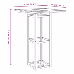 VidaXL 319187 outdoor table - Additional view 8