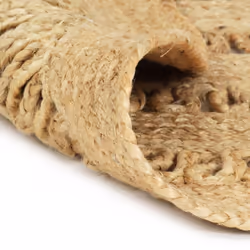 vidaXL Handmade Rug Braided Jute Home Floor Protector Carpet Mat Multi Sizes - 210 cm - Additional view 2