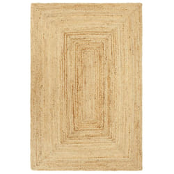 vidaXL Handmade Rug Living Room Floor Carpet Area Rug Floor Mat Jute Natural - 200x300 cm