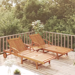 VidaXL 3104967 outdoor chair Lounge Acacia wood - Additional view 2