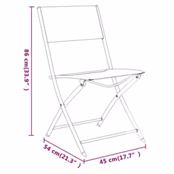vidaXL Garden Dining Set Grey and Black 140 cm/180 cm Table Length 5/7/9 Piece - 180 cm table length/9 - Additional view 8
