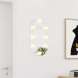 vidaXL Mirror Dressing Room Make up Vanity Mirror Bedroom Wall Mirror Glass - 60 x 30 cm - Additional view 2
