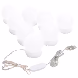 vidaXL Mirror Dressing Room Make up Vanity Mirror Bedroom Wall Mirror Glass - 60 x 30 cm - Additional view 9
