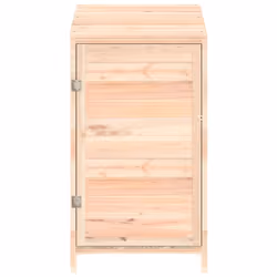 vidaXL Garden Shed Outdoor Storage House Patio Tool Organiser Solid Wood Fir - natural, 55 x 52 x 112 cm