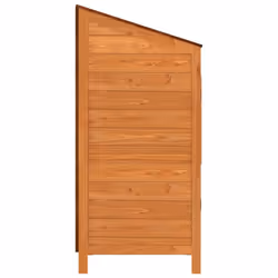 vidaXL Garden Shed Outdoor Storage House Patio Tool Organiser Solid Wood Fir - brown, 55 x 52 x 112 cm - Additional view 4