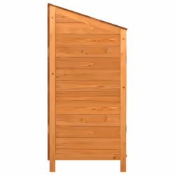 vidaXL Garden Shed Outdoor Storage House Patio Tool Organiser Solid Wood Fir - brown, 102 x 52 x 112 cm - Additional view 4