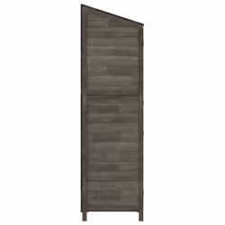 vidaXL Garden Shed Outdoor Storage House Patio Tool Organiser Solid Wood Fir - anthracite, 55 x 52 x 174.5 cm - Additional view 4