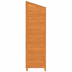 vidaXL Garden Shed Outdoor Storage House Patio Tool Organiser Solid Wood Fir - brown, 102 x 52 x 174.5 cm - Additional view 4