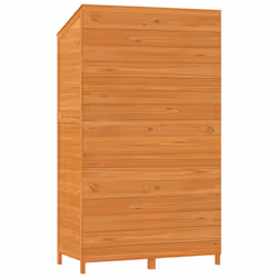 vidaXL Garden Shed Outdoor Storage House Patio Tool Organiser Solid Wood Fir - brown, 102 x 52 x 174.5 cm - Additional view 5