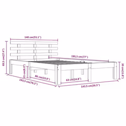 VidaXL 814734 bed frame - Additional view 8