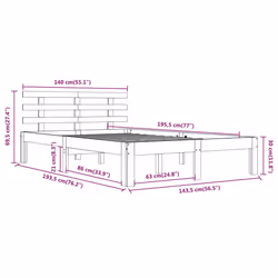 VidaXL 814735 bed frame - Additional view 8