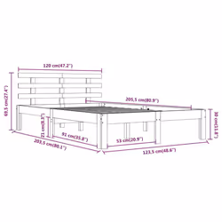 VidaXL 814750 bed frame - Additional view 8