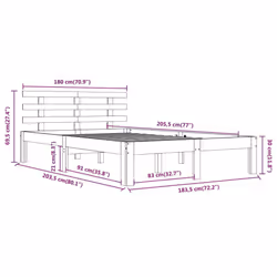 VidaXL 814770 bed frame - Additional view 8