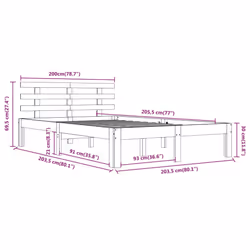 VidaXL 814775 bed frame - Additional view 8