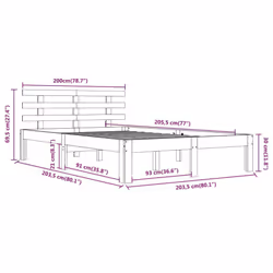 VidaXL 814778 bed frame - Additional view 8