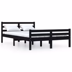 VidaXL 814803, Black, 145.5 cm, 195.5 cm, 69.5 cm, 1400 x 1900 mm, 1 pc(s)