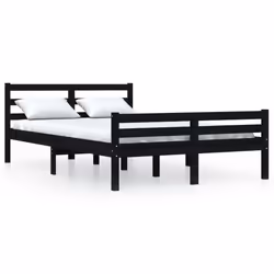 VidaXL 814818, Black, 125.5 cm, 2.06 m, 69.5 cm, 1200 x 2000 mm, 1 pc(s)