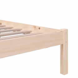 vidaXL Solid Wood Bed Frame Wooden Platform Bed Multi Colours Multi Sizes - brown, 90 x 190 cm - Additional view 6