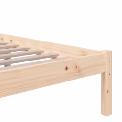 vidaXL Solid Wood Bed Frame Wooden Platform Bed Multi Colours Multi Sizes - brown, 120 x 200 cm - Additional view 6