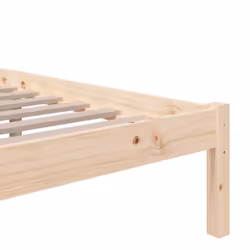 vidaXL Solid Wood Bed Frame Wooden Platform Bed Multi Colours Multi Sizes - brown, 180 x 200 cm - Additional view 6