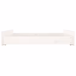 vidaXL 2x Solid Wood Pine Bed Drawers Bed Storage Unit Multi Colours/Sizes - white, 95 x 93 x 18 cm - Additional view 5