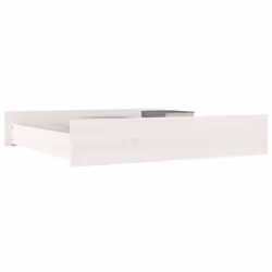 vidaXL 2x Solid Wood Pine Bed Drawers Bed Storage Unit Multi Colours/Sizes - white, 95 x 93 x 18 cm - Additional view 6