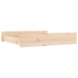 vidaXL 2x Solid Wood Pine Bed Drawers Bed Storage Unit Multi Colours/Sizes - brown, 95 x 103 x 18 cm