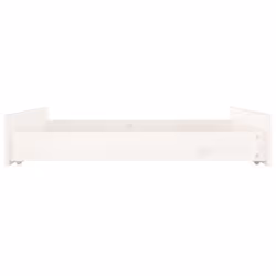 vidaXL 2x Solid Wood Pine Bed Drawers Bed Storage Unit Multi Colours/Sizes - white, 95 x 103 x 18 cm - Additional view 5